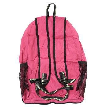 Charming Solid Pink Multipurpose Folding Bag 5