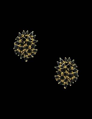 Black CZ AD American Diamond Stud Earrings Jewellery For Women 3
