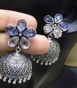 Tribal german silver jhumki