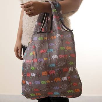 Contemporary Brown Shade Folding Bag 5