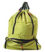 Enchanting Solid Green Multi Pocket Folding Bag