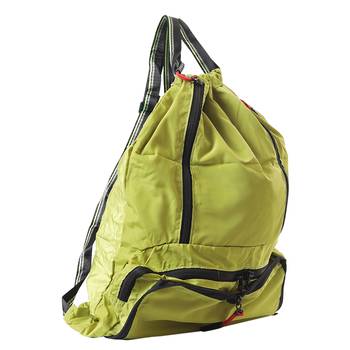 Enchanting Solid Green Multi Pocket Folding Bag 2
