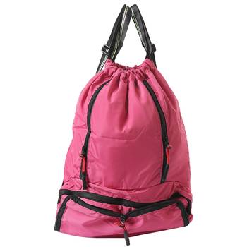 Pretty Solid Pink Shade Multipurpose Folding Bag 1