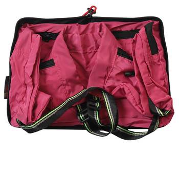 Pretty Solid Pink Shade Multipurpose Folding Bag 4