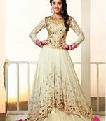 New Exclusive Heavy Designer White Gorgeous Anarkali Suits