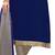 Navy blue embroidered chanderi salwar with dupatta
