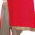 Red embroidered chanderi salwar with dupatta