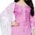 Pink embroidered cotton salwar with dupatta