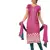 Pink Embroidered Chanderi Salwar With Dupatta