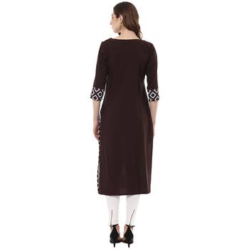 multicolor faux_crepe crepe stitched kurti 2