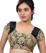 Black Banglory Plain Unstitched Blouse