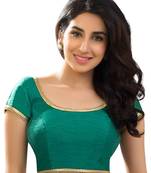 rama green banglory plain unstitched blouse