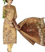 Multicolor Floral Print Cotton Salwar With Dupatta