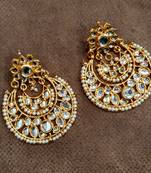 Tasneem Kundan Chandbali Earrings