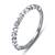 925 Sterling Silver Platinum Plated Love Forever Heart Shape Ring Best Gift For Girls