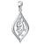 925 Sterling Silver Pendant For Girls (White)