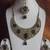 bridal collection kundan necklace with maang tika and long earrings