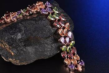 Multicolor cubic zirconia bracelets 4