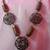 dull gold wired necklace