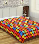  multicolour polka print  ploycotton dohar