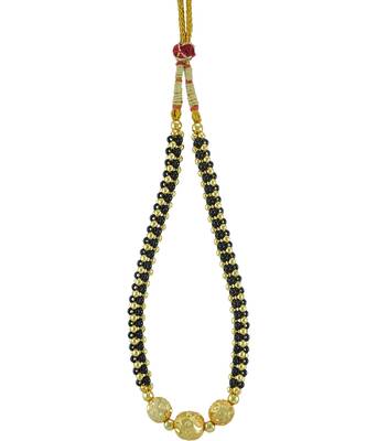 kolhapuri black gunda thushi necklace 1