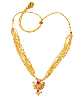 Kolhapuri 6 Line Chandra Ghat Thushi Necklace 1