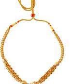 Kolhapuri Traditional Chandra Ghat Golden Thushi Necklace