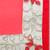 Red embroidered pure georgette saree with blouse