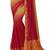 Mehendi printed chiffon saree with blouse