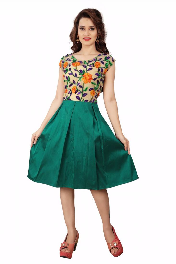 embroidered short kurtis