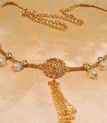 Designer Polki Gold Plated Waist Belt