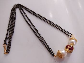 Cute Black Beads Necklace 1