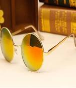Golden Round Frame Chasma for men  by Apnisha