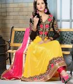 The princess look designer party wear salwar kameez in frock style