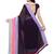 Purple printed georgette saree with blouse