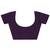 Purple printed georgette saree with blouse