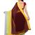 Brown printed georgette saree with blouse