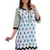 White Jaipuri Printed Cotton Casual Wear Kurti
