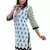 White Jaipuri Printed Cotton Casual Wear Kurti