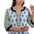 White Jaipuri Printed Cotton Casual Wear Kurti