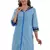 Blue Jaipuri Printed Cotton Casual Wear Kurti
