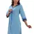 Blue Jaipuri Printed Cotton Casual Wear Kurti