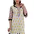 White  Jaipuri Printed Cotton Casual Wear Kurti