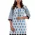 White Jaipuri Printed Cotton Casual Wear Kurti