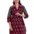 Black Jaipuri Printed Cotton Casual Wear Kurti