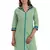 Green Jaipuri Printed Cotton Casual Wear Kurti