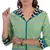 Green Jaipuri Printed Cotton Casual Wear Kurti