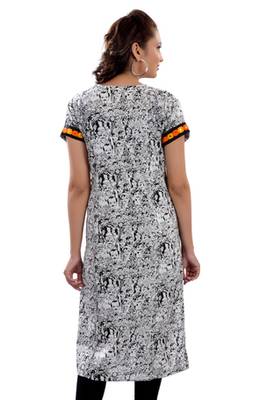 Multicolor Jaipuri Printed Cotton Casual Wear Kurti 2