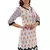 White Jaipuri Printed Cotton Casual Wear Kurti