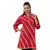 Red Hand Lehariya Design Casual Wear Cotton Kurti